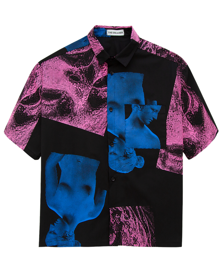 Neon Party Black Shirt