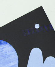 Blue Shapes Print